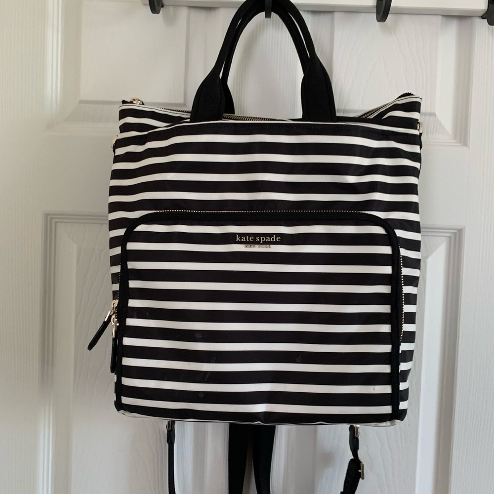 Kate Spade The Little Better Sam Hill Stripe Convertible Backpack